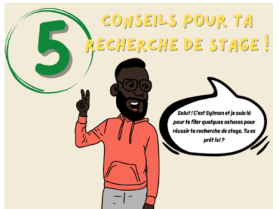 Promo MISS 2025 – « 5 conseils pour ta recherche de stage » en&nbsp;BD