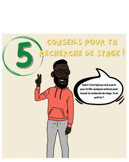 Promo MISS 2025 – « 5 conseils pour ta recherche de stage » en&nbsp;BD
